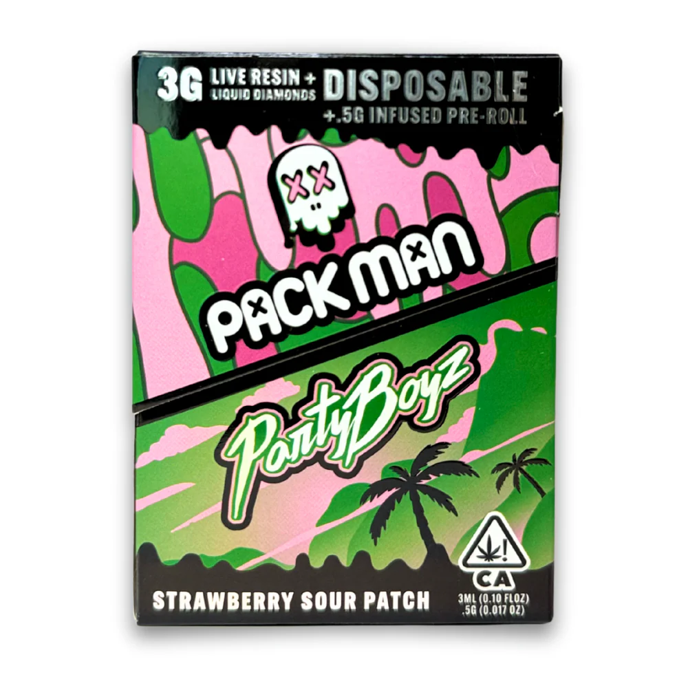 Strawberry Sour Patch Packman X Partyboyz