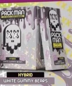 Packman White Gummy Bears Disposable (HYBRID)